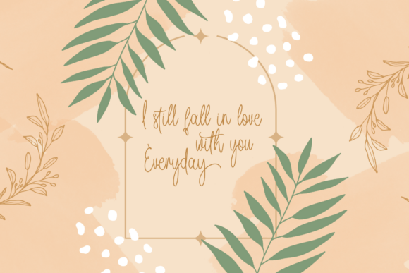 Heart's Grant Font PNG with transparent background - Preview 6