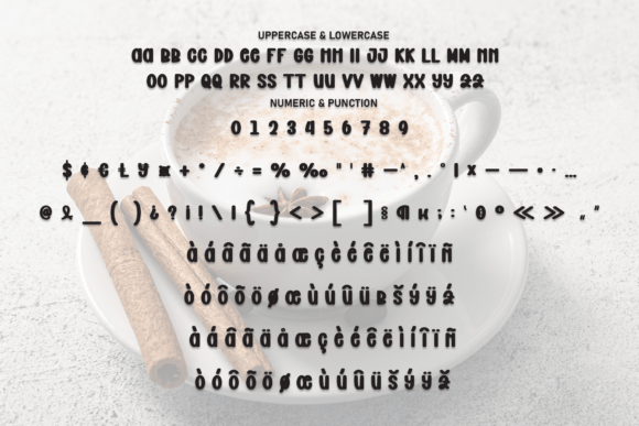 Hot Milk Font PNG with transparent background - Preview 6