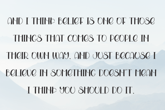 Snow Background Font PNG with transparent background - Preview 5