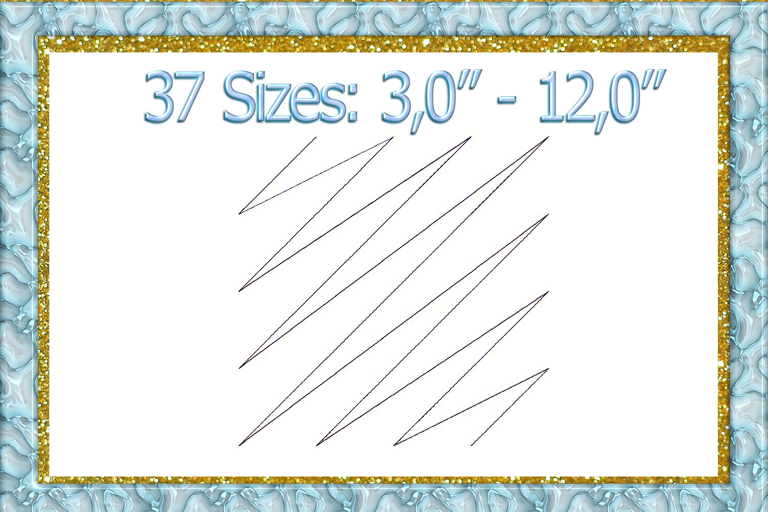 Stipple Quilt Block Embroidery Design