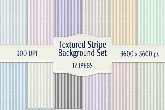 Stripe Texture Grasscloth Seamless Set