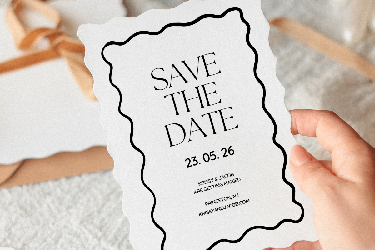 Wedding Save the Date Template