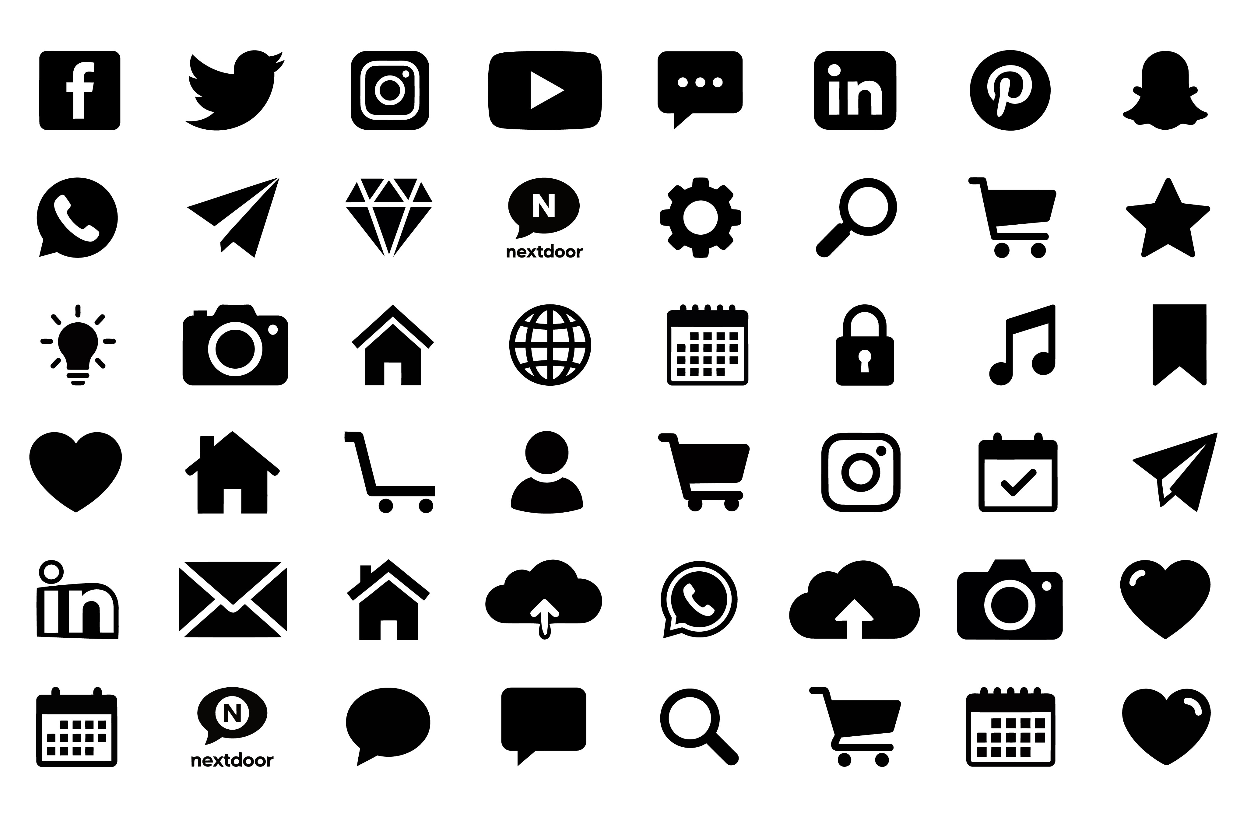 Web and Business Icons for Websites Apps
