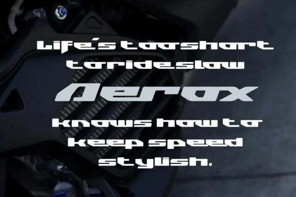 Aerox Font - Preview 3
