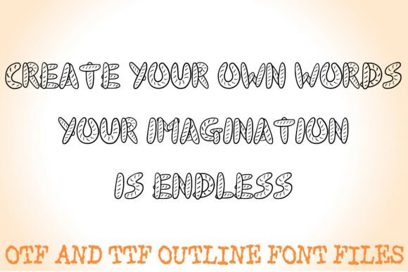 Baguette Bread Font - Preview 1