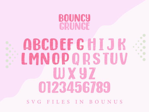 Bouncy Stacked Font - Preview 3