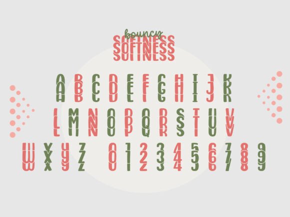 Bouncy Stacked Font - Preview 5