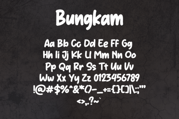 Bungkam Font - Preview 1