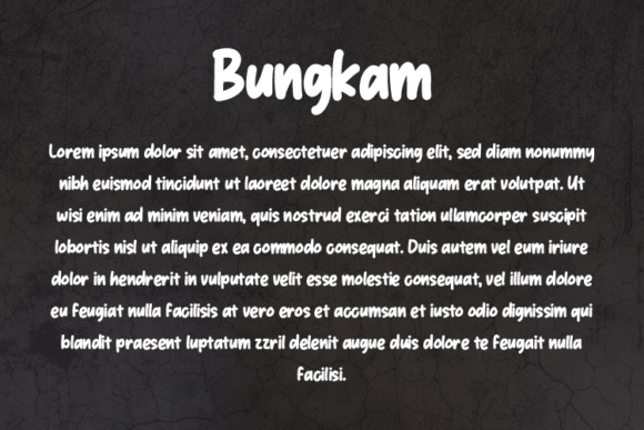 Bungkam Font - Preview 2