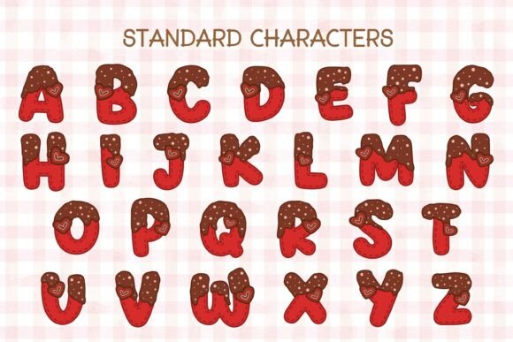 Chocolate Red Berry Font - Preview 1