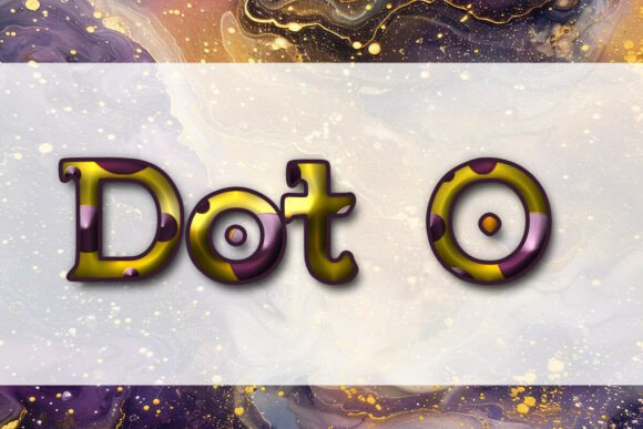 Dot O Font - Preview 1