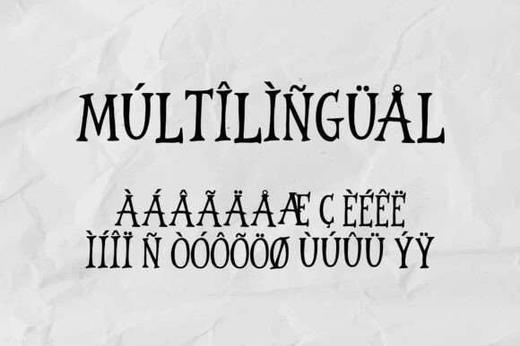 Jager Moon Font PNG with transparent background - Preview 2