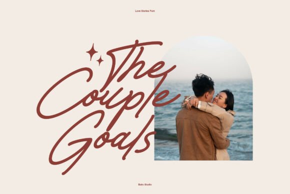 Love Stories Font font preview - 2
