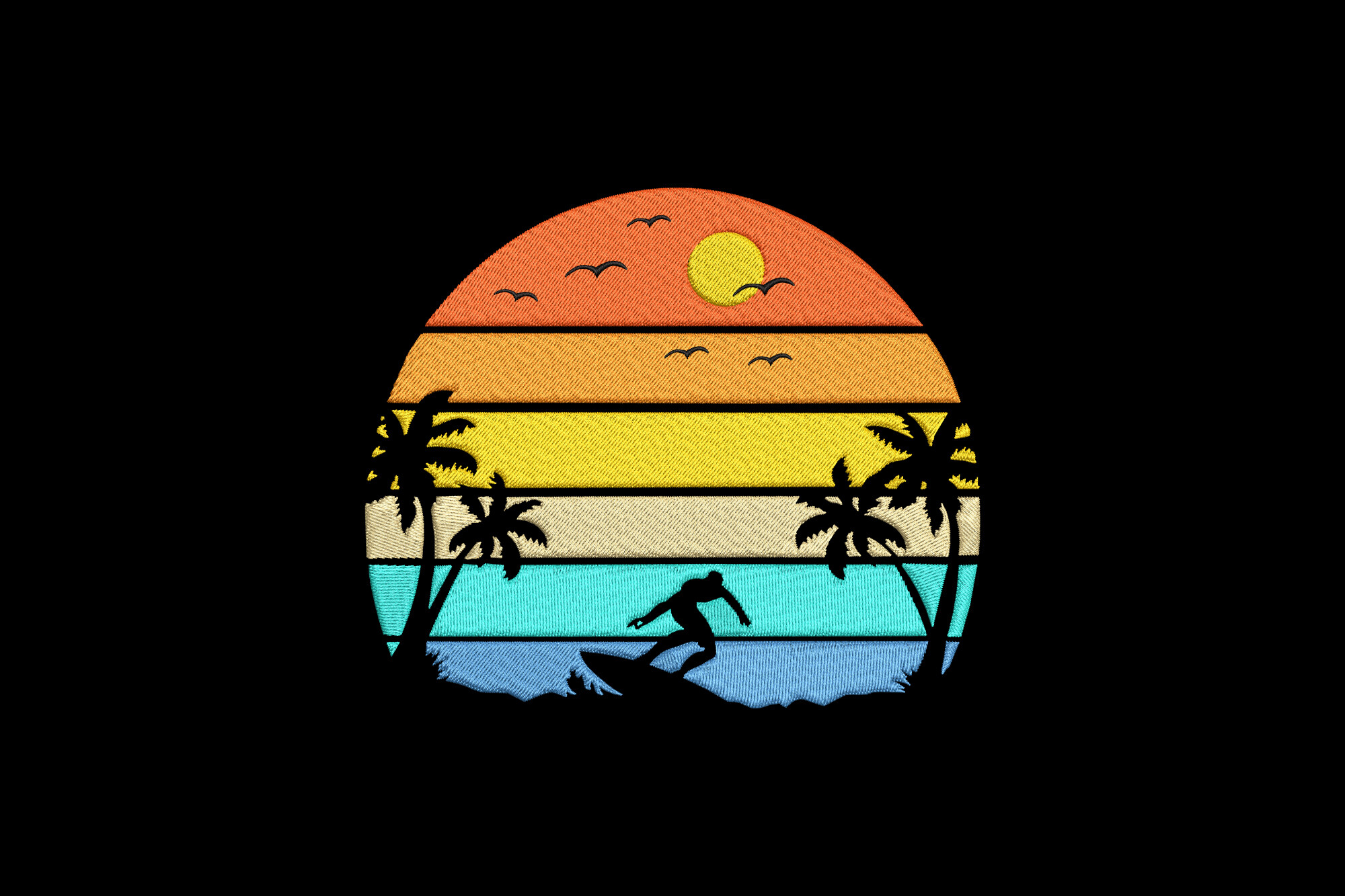 Surfing Sunset Beach
