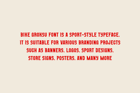 Bike Groksu Font - Preview 4