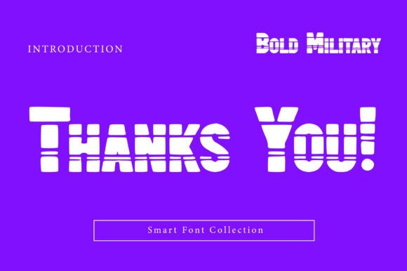 Bold Military Font - Preview 2
