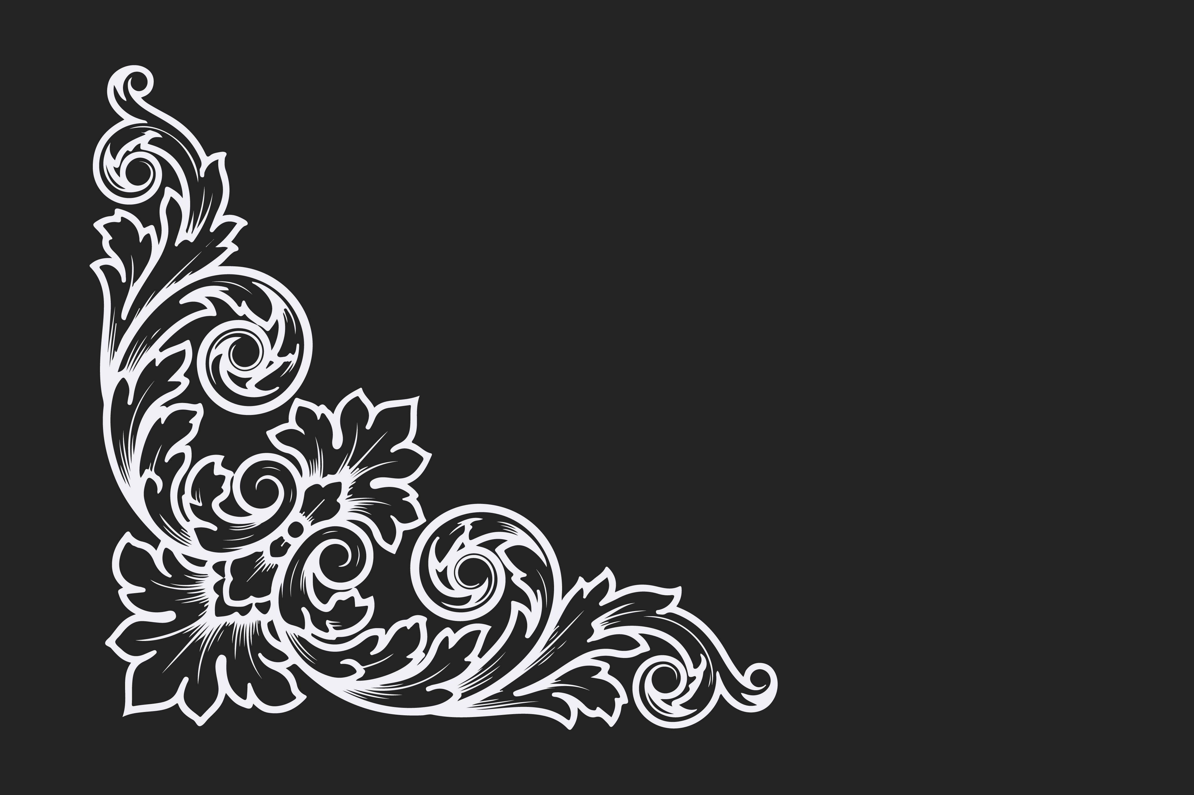 Book Border Art Design Alpona