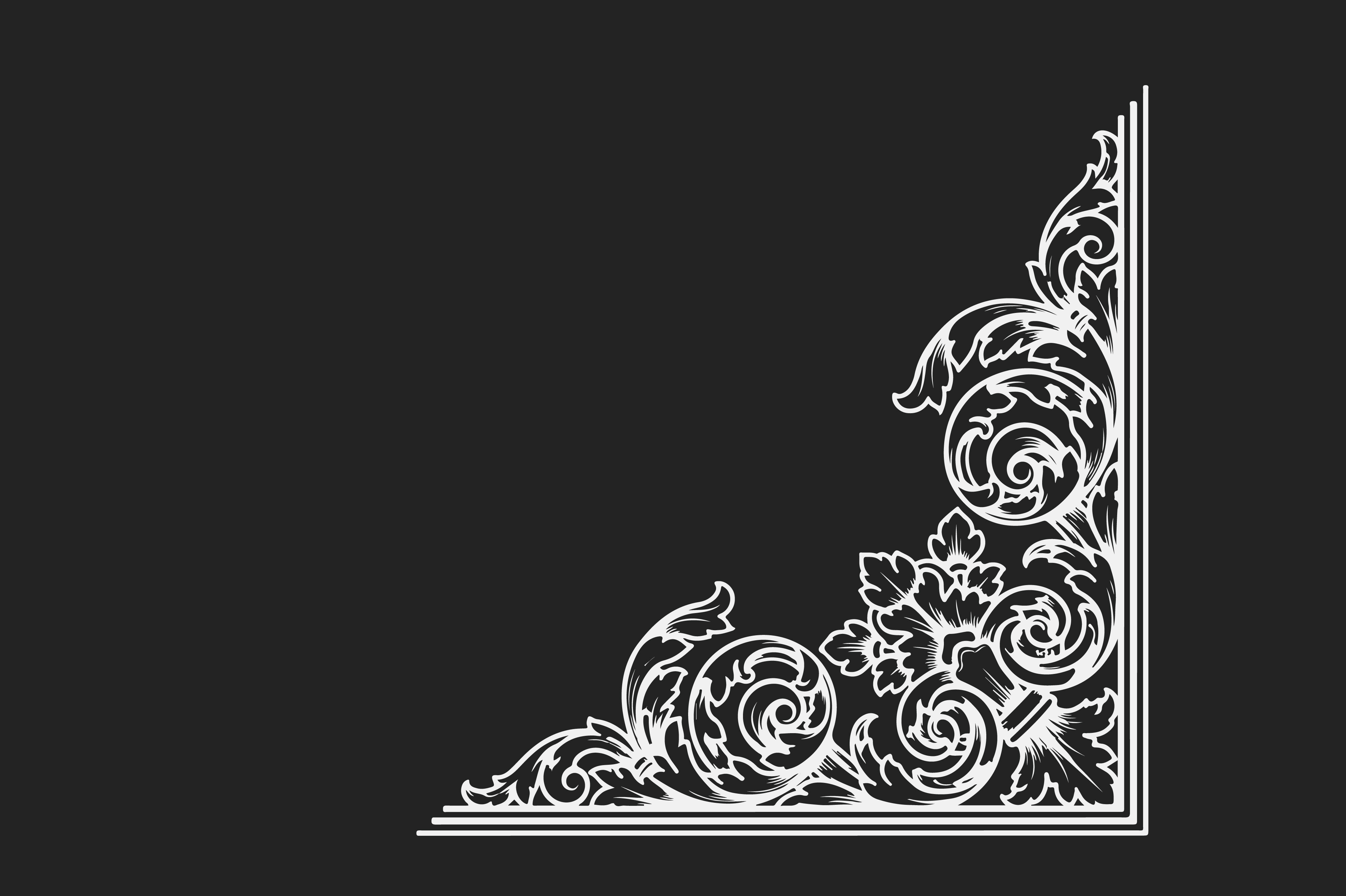 Book Border Art Design Alpona