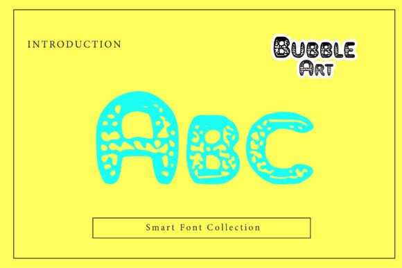 Bubble Art Font - Preview 1