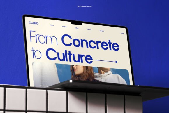 Clairo Sans Font font preview - 4