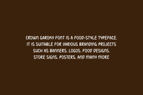 Crown Garoky Font - Preview 4