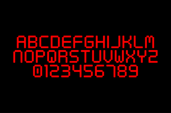 Digital Font - Preview 1