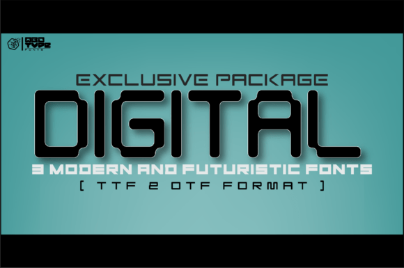 Digital Font - Preview 2