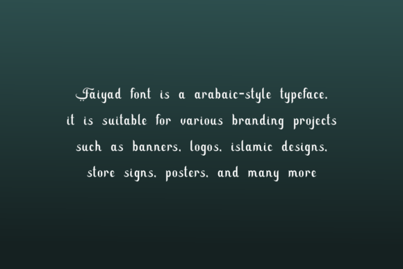 Faiyad Font PNG with transparent background - Preview 4