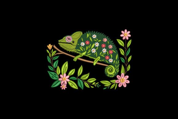 Floral Chameleon