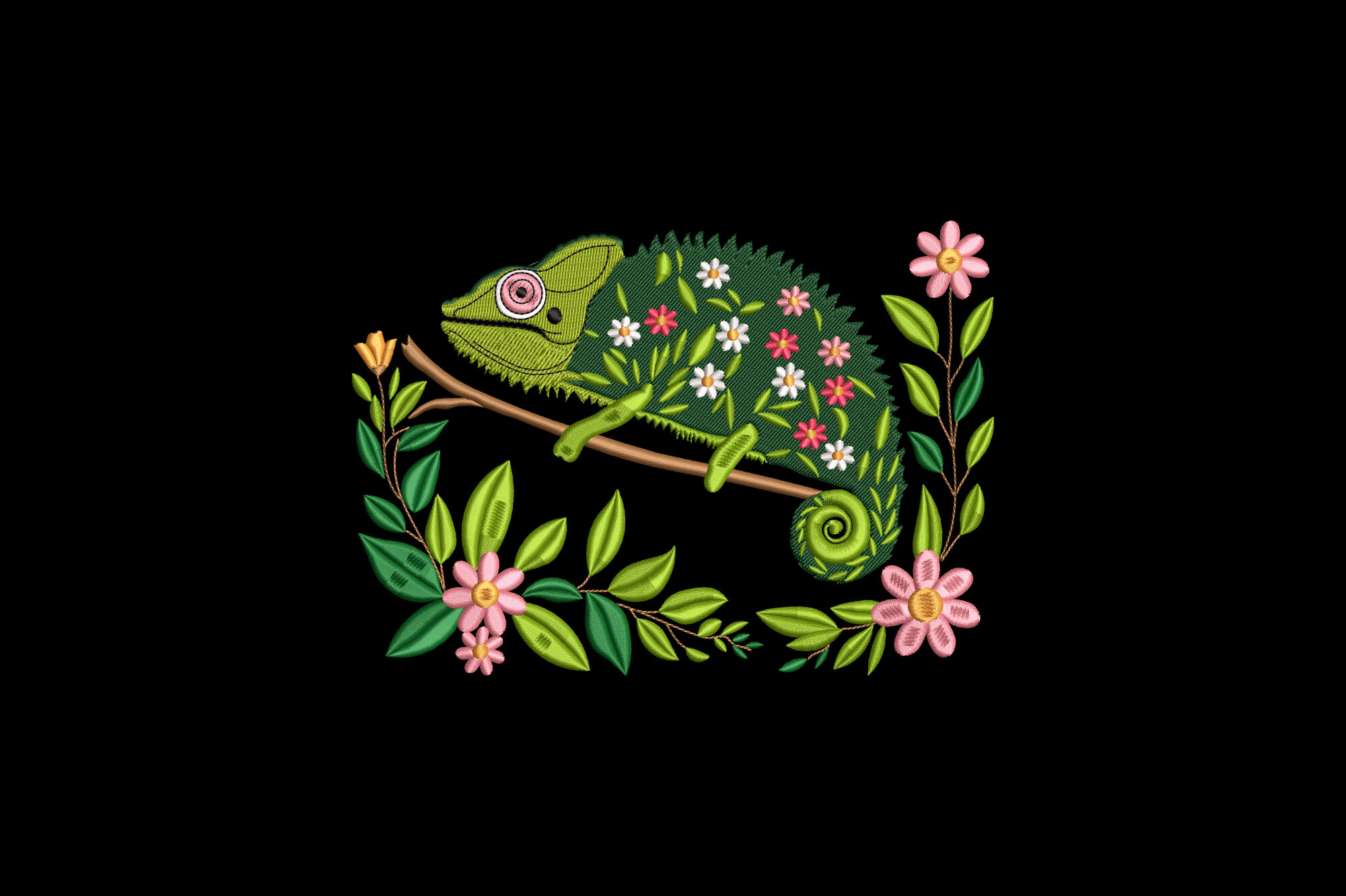 Floral Chameleon