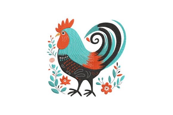 Floral Chicken