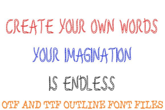 Guitar Music Cables Font - Preview 2