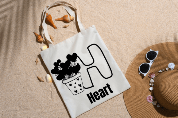 Heart Pot Font PNG with transparent background - Preview 6