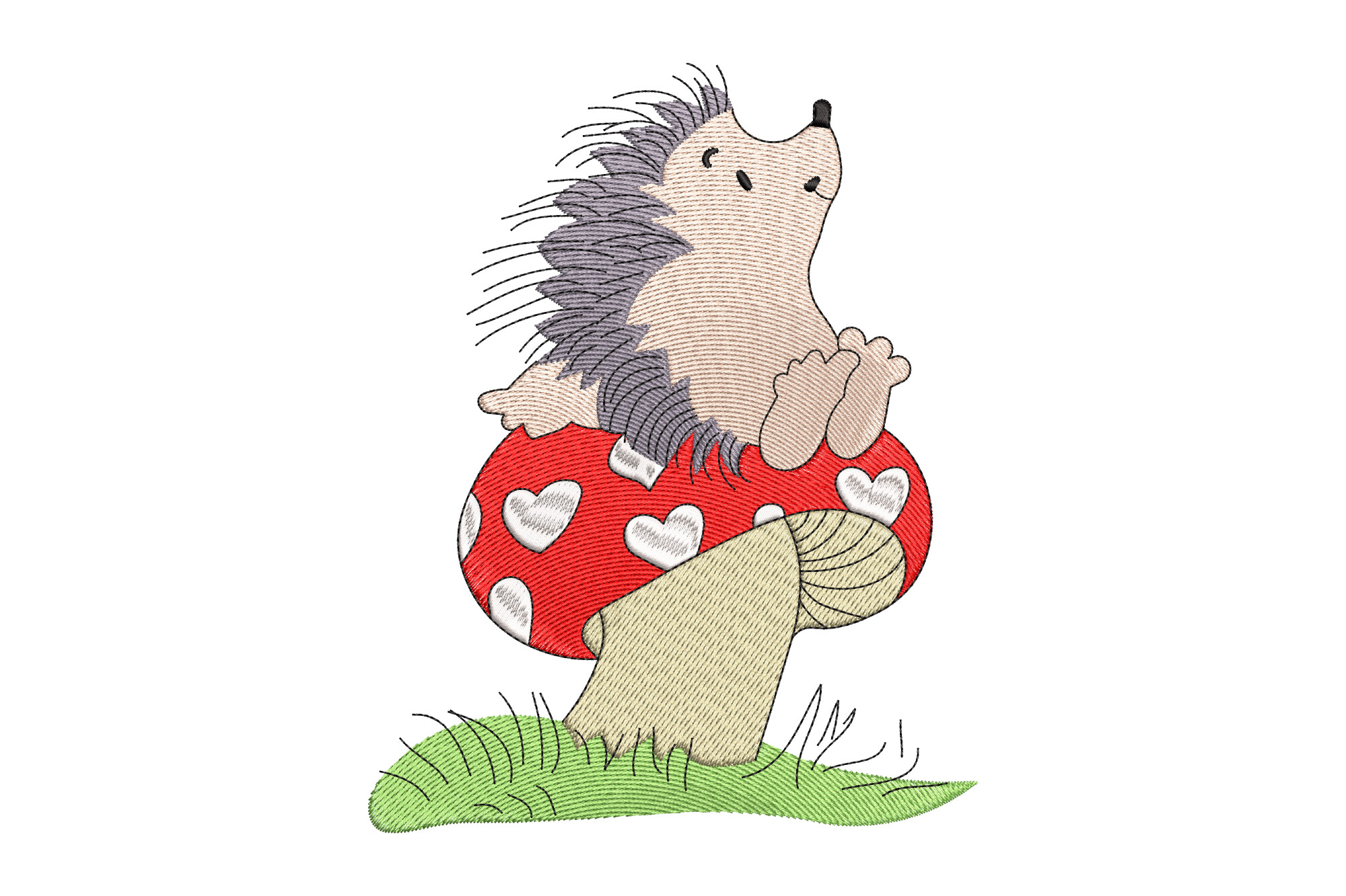 Hedgehog with Mushroom