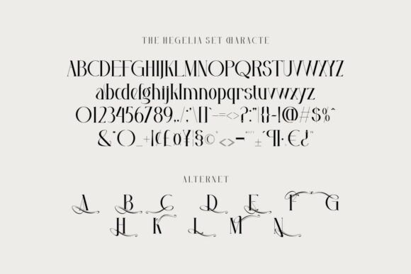 Hegelia Font - Preview 3