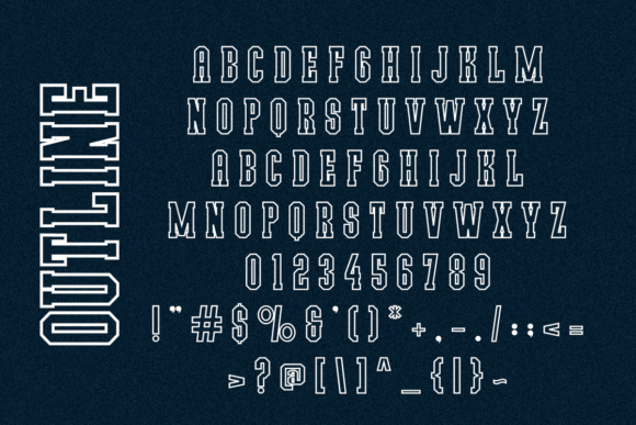 Jersey Varsity Font - Preview 4
