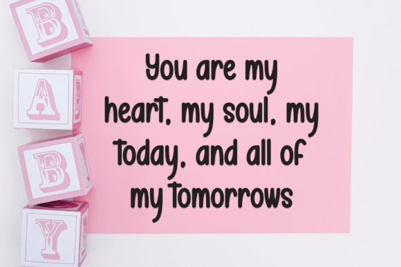 Magical Rainbow Font PNG with transparent background - Preview 4