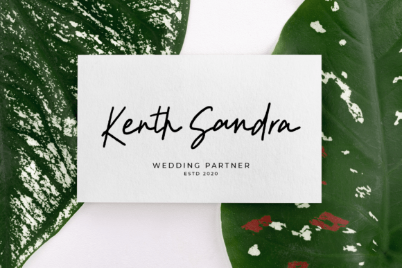 Monthine Font PNG with transparent background - Preview 3