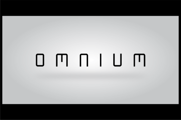 Omnium Font PNG with transparent background - Preview 2