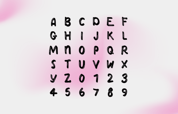 Poppy Poppy Font PNG with transparent background - Preview 2