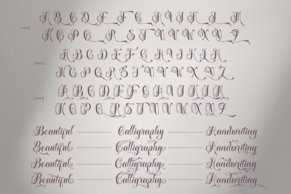 Serahine Font PNG with transparent background - Preview 6