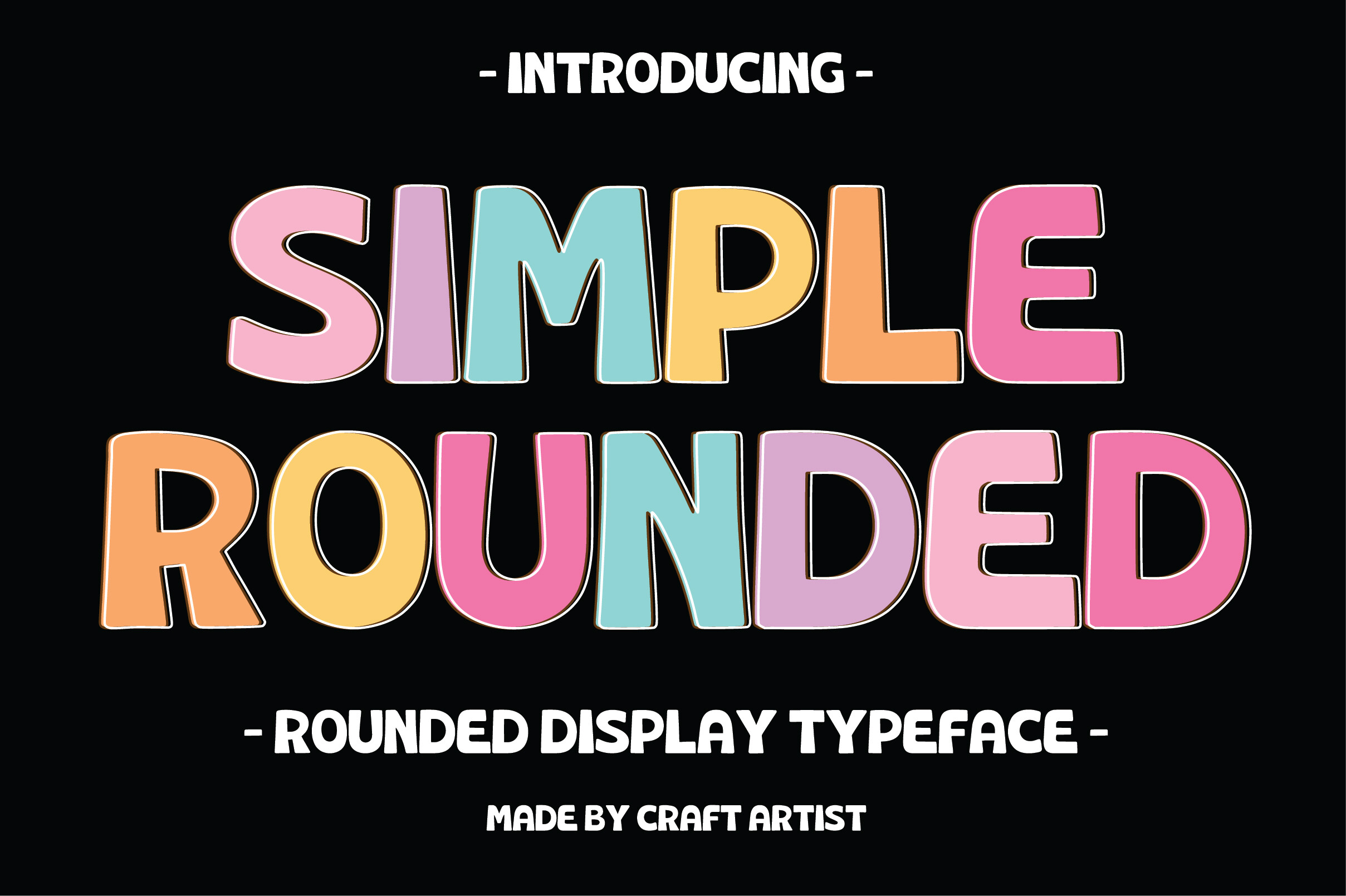 Simple Rounded preview, rounded display