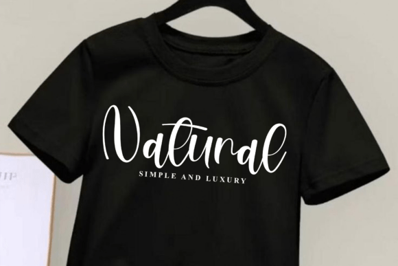 Beautiful Background Font - Preview 4