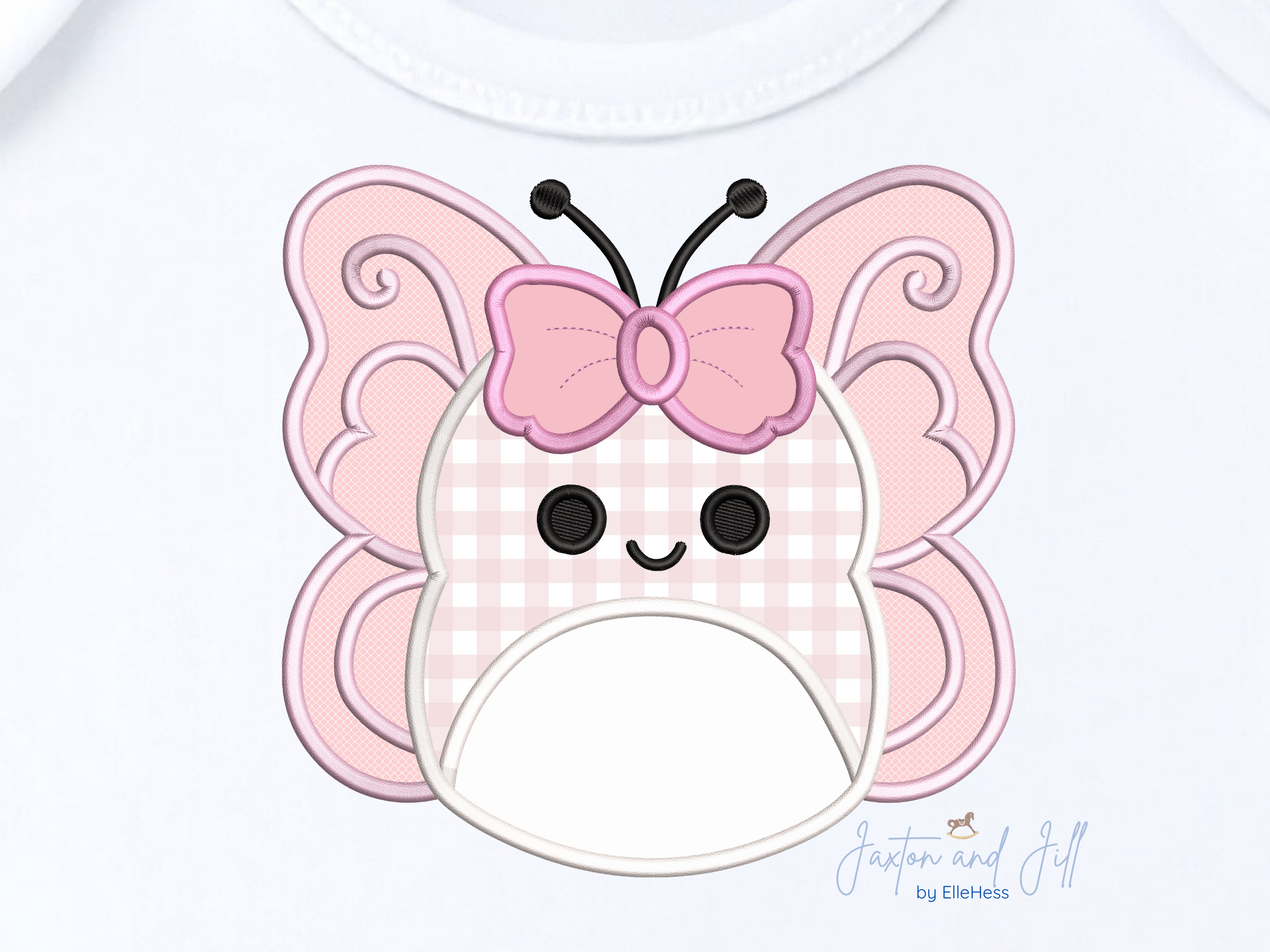 Butterfly Applique Embroidery Design