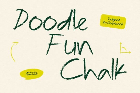 Chalkive Font PNG with transparent background - Preview 1