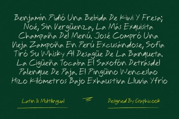 Chalkive Font PNG with transparent background - Preview 5