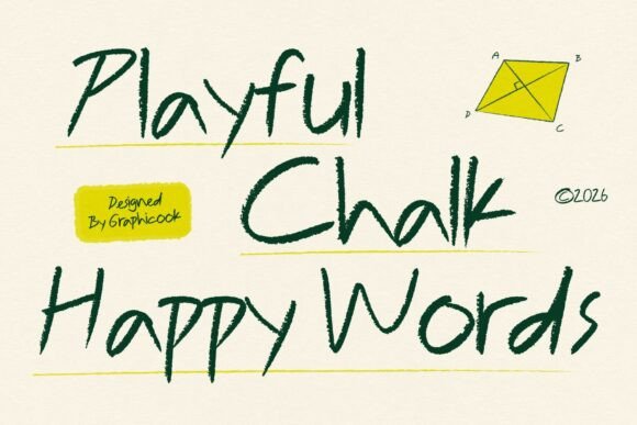Chalkive Font PNG with transparent background - Preview 6