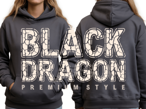 Crack Vintage Font PNG with transparent background - Preview 1