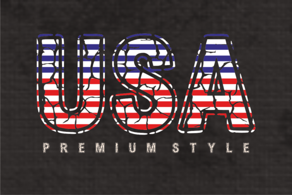 Crack Vintage Font PNG with transparent background - Preview 2
