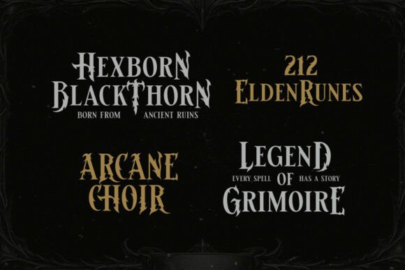 Crown Grimward Font - Preview 2